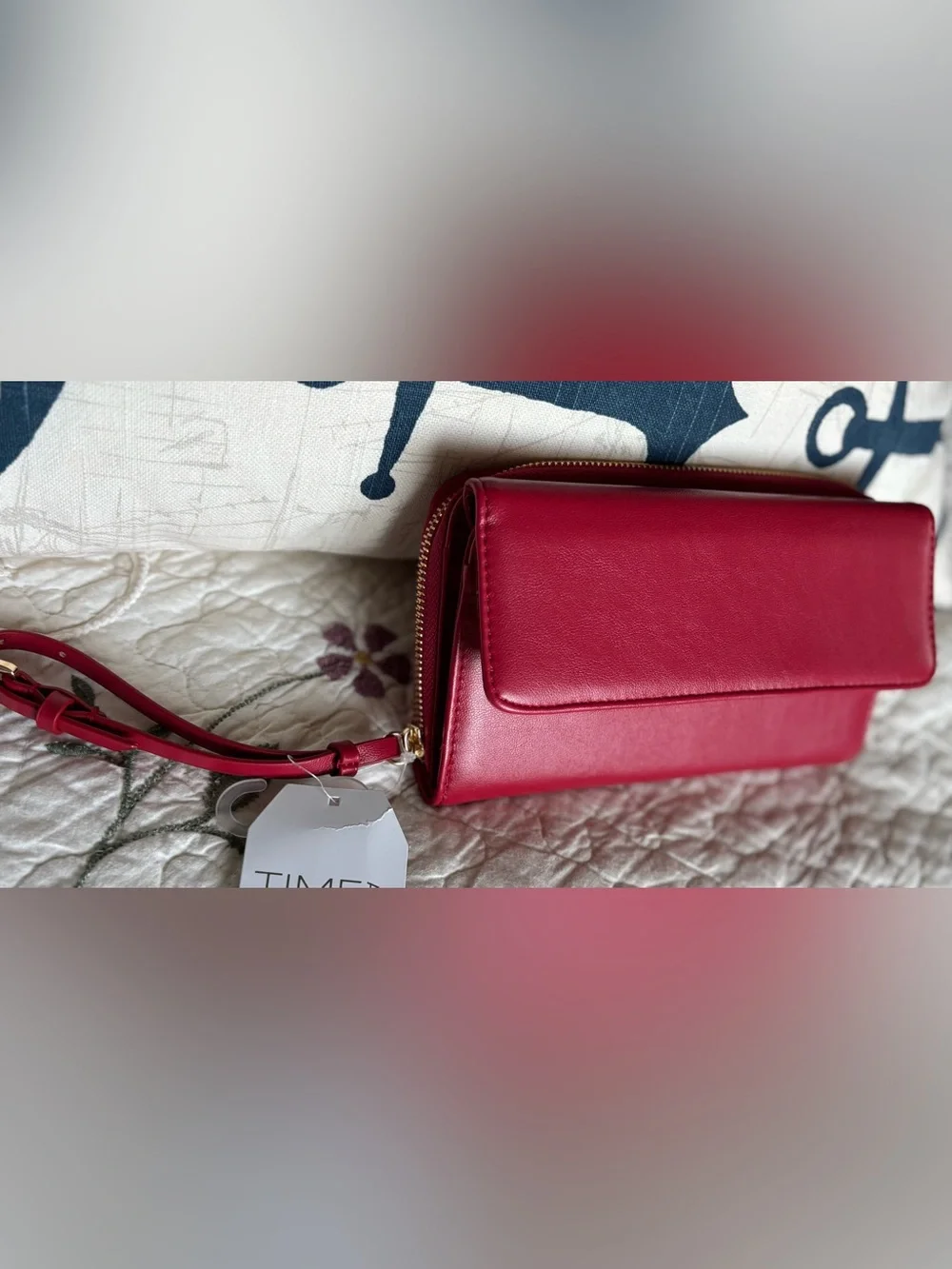 Time & Tru Red Wristlet Wallet | NWT *